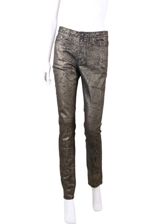 S/S 2017 Waxed Black Gold Denim