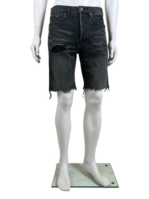 S/S 2017 Distressed grey Denim Shorts