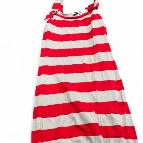 MKM red and white horizontal striped dress #stripes #summer