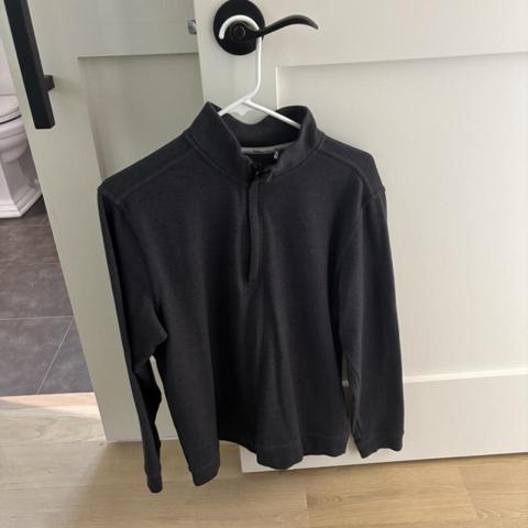 Walter Heyman black quarter zip sweatshirt in size S #quarterzip #athletic (no tag but new, just been closet for years now)
