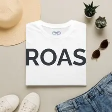 ROAS Text Shirt | T-Shirt, Marketing Advertising Acronym Tee