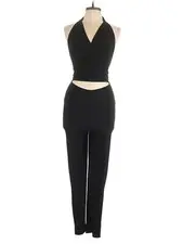 Norma Kamali Women Black Jumpsuit M