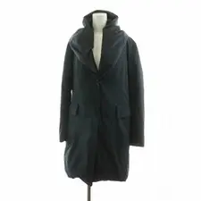 Basile 28 Down Coat Outer Long Hoodie 11 Black BASILE28 NQ Used 77fa74bccf157582