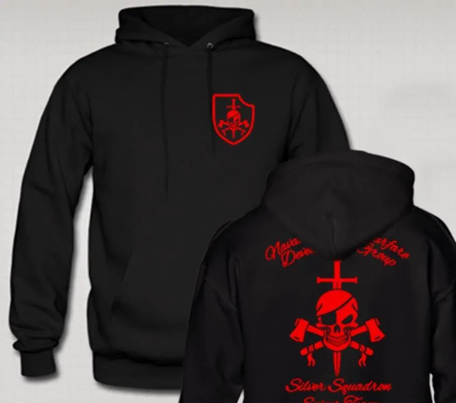 NSWDG Devgru Seal Team Special Force Sniper Team Silver Squadron Hoodie