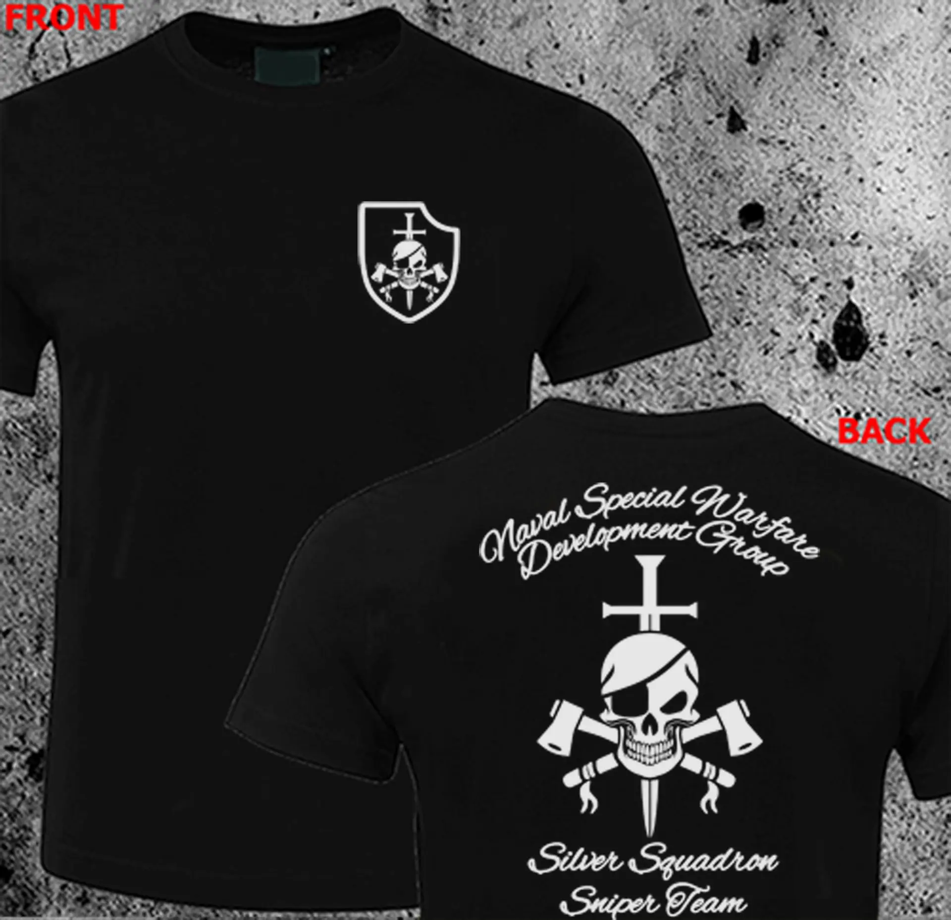 NSWDG Devgru Seal Team Squadron Special Force Sniper Team Tshirt 2Side