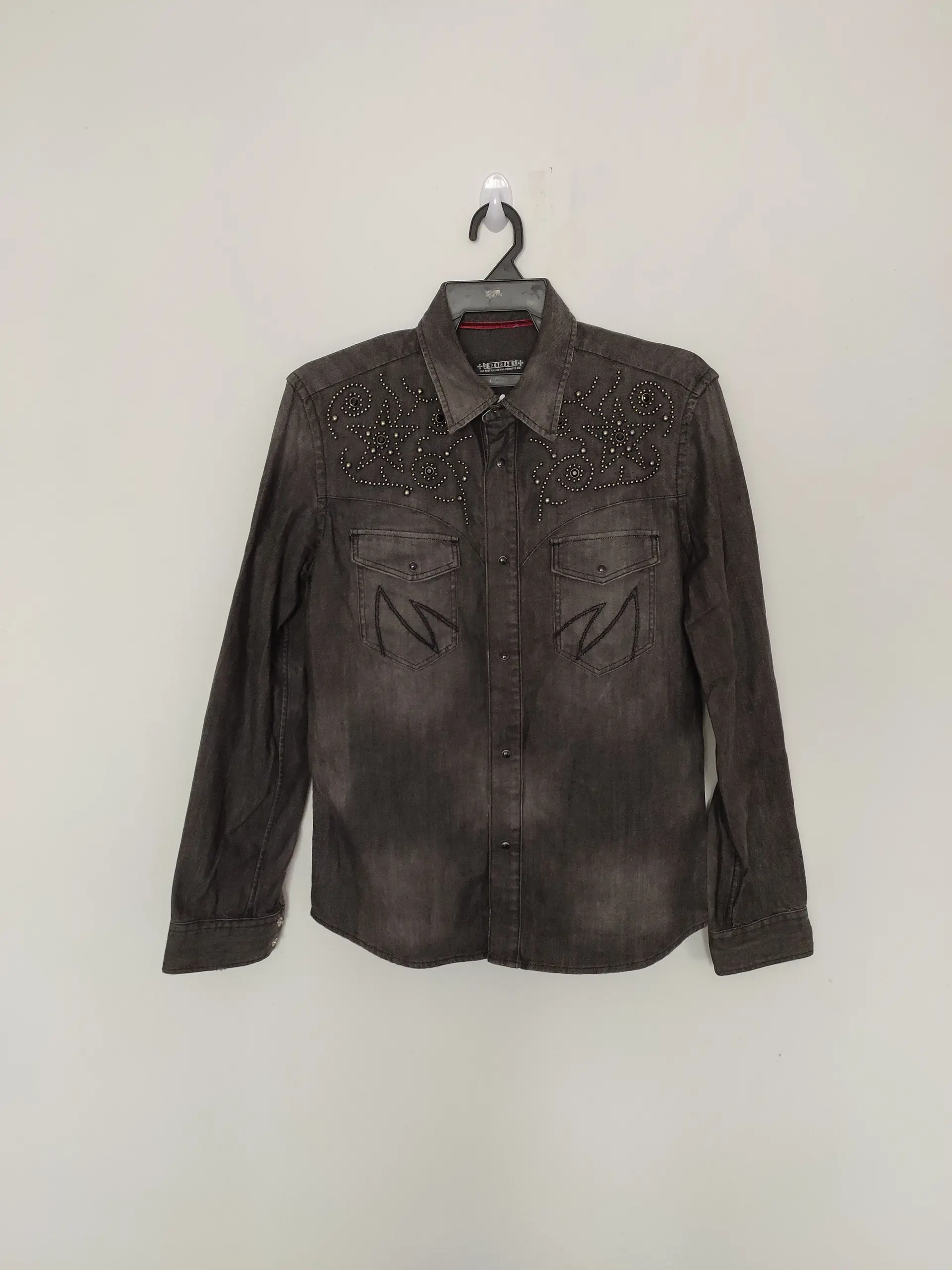 Japanese Brand 291295=homme Denim shirt