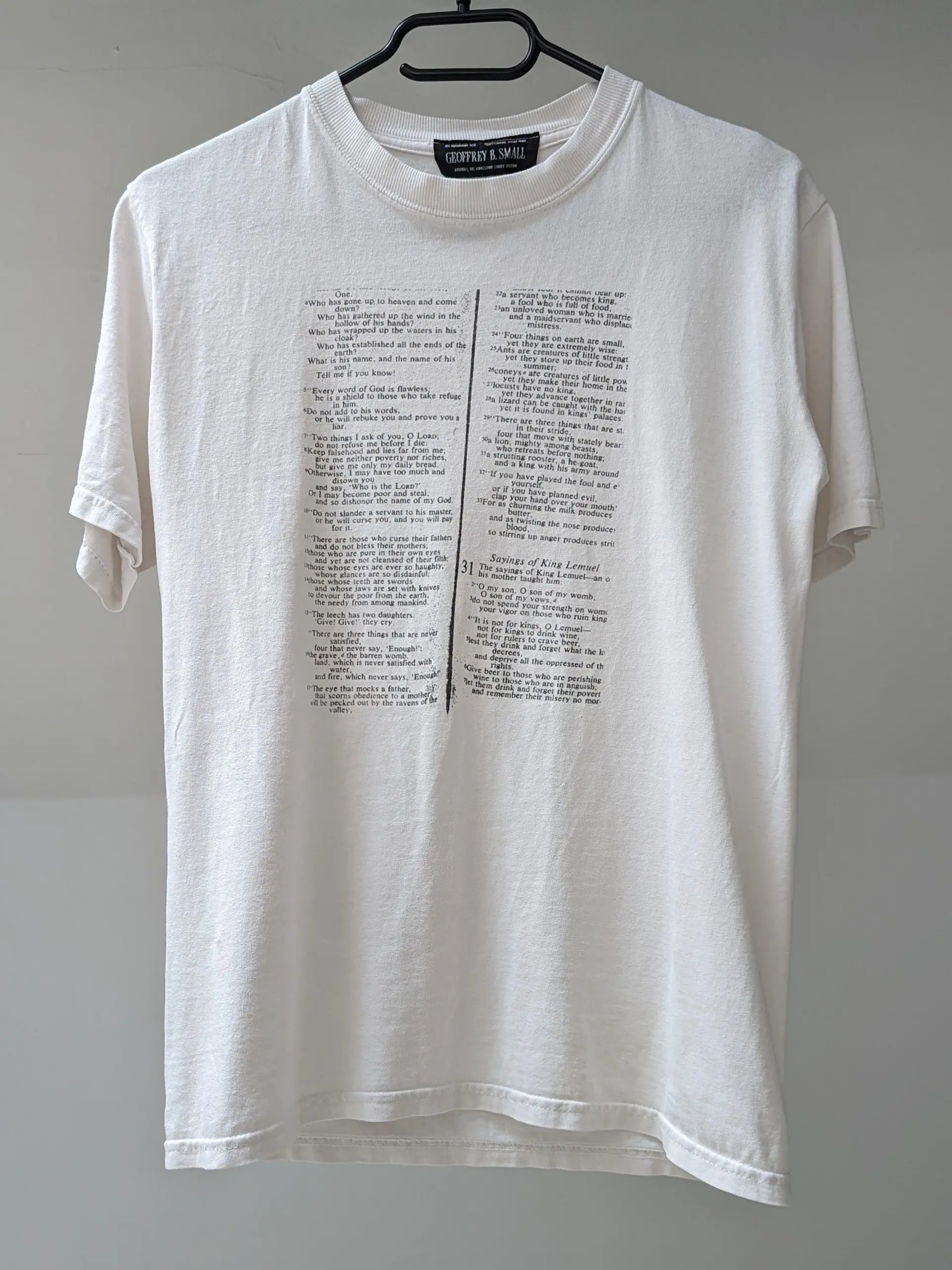 SS1998 biblical t-shirt