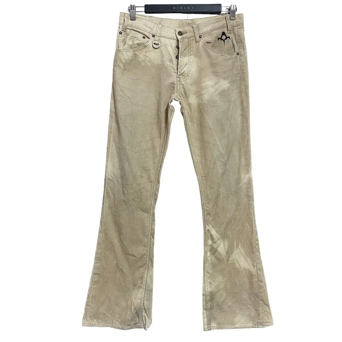 Japanese Brand BACKBONE Corduroy Flare Pants