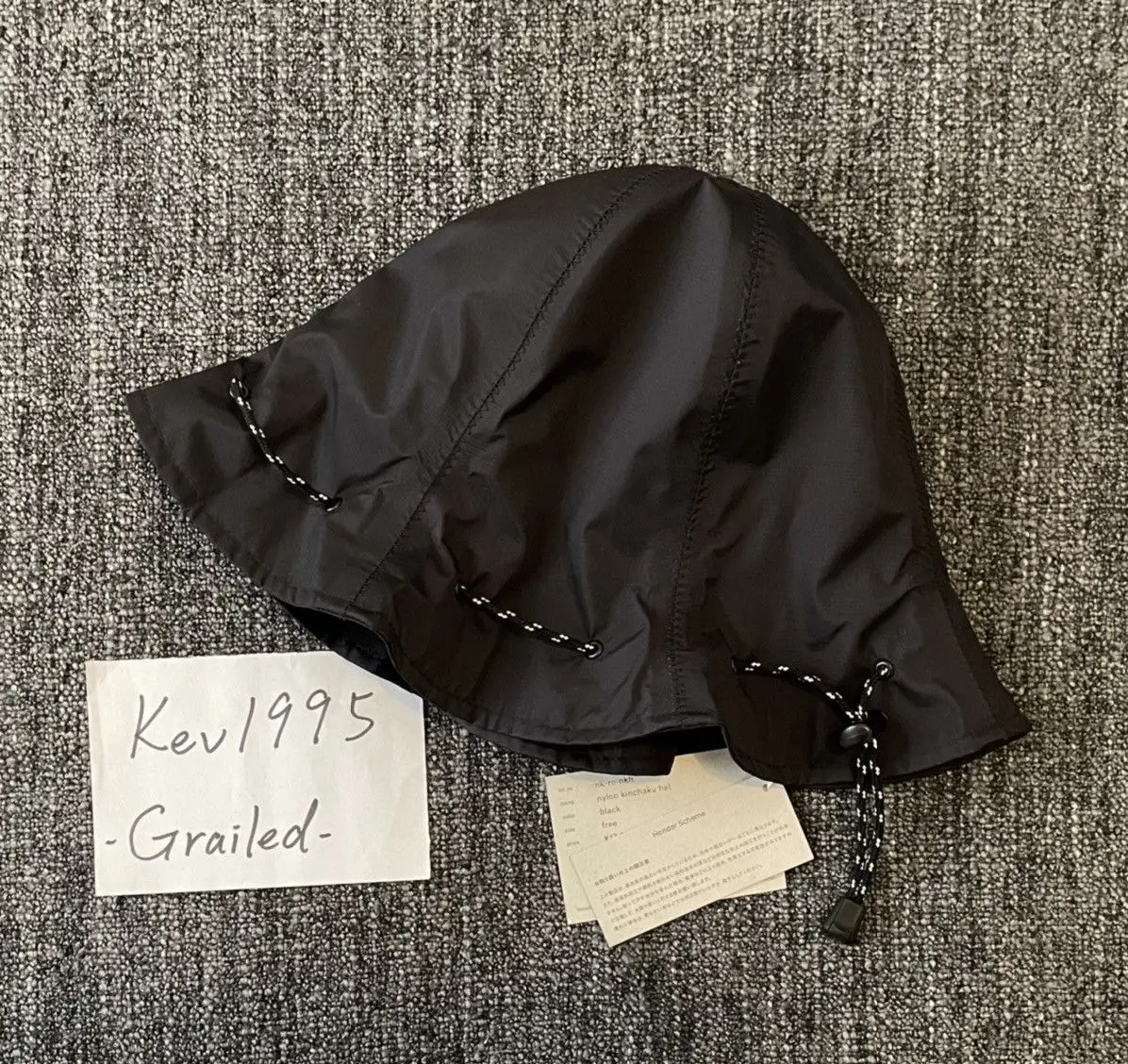 Hender Scheme Nylon Kinchaku Hat