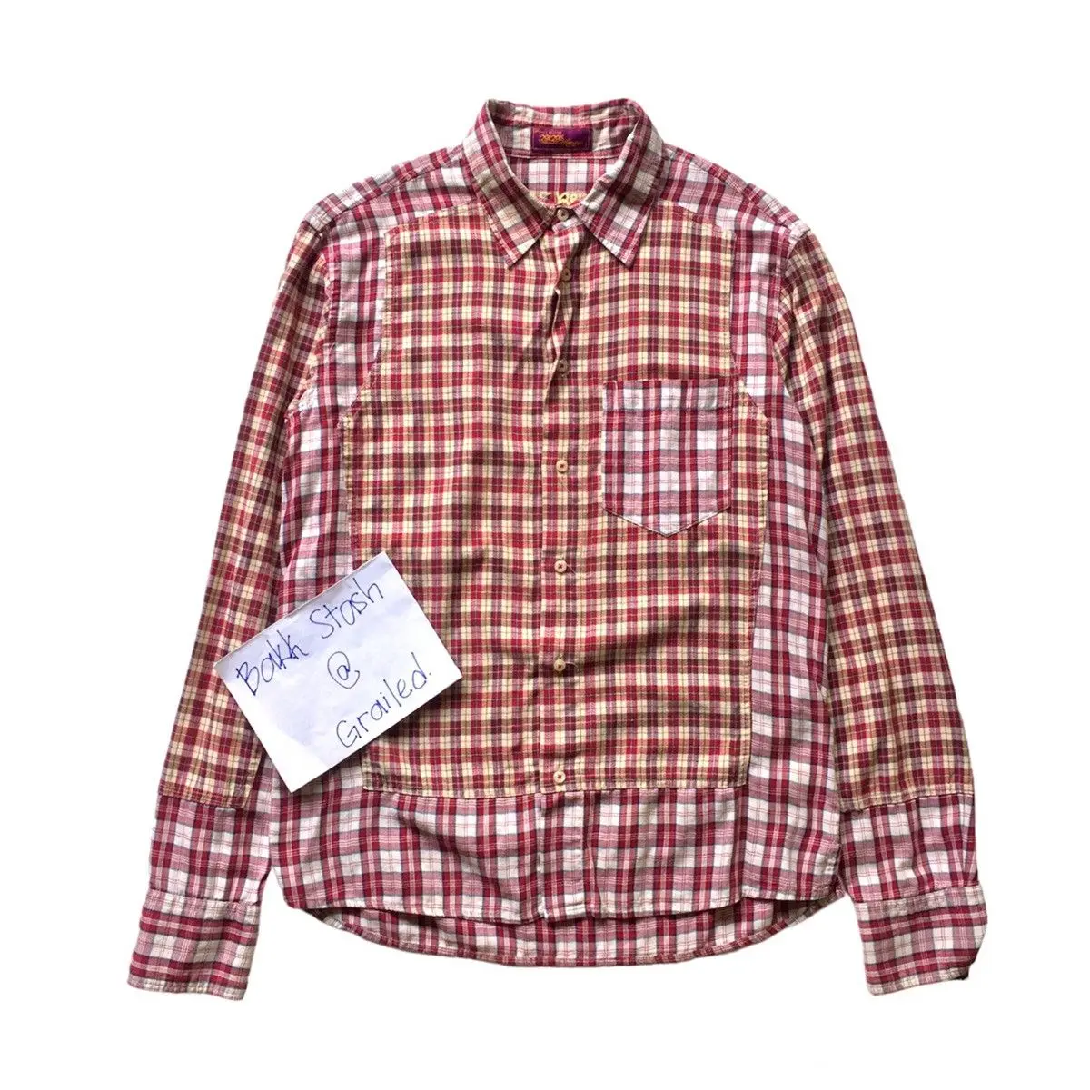 291295=Homme Remake Checkered Shirt / flannel
