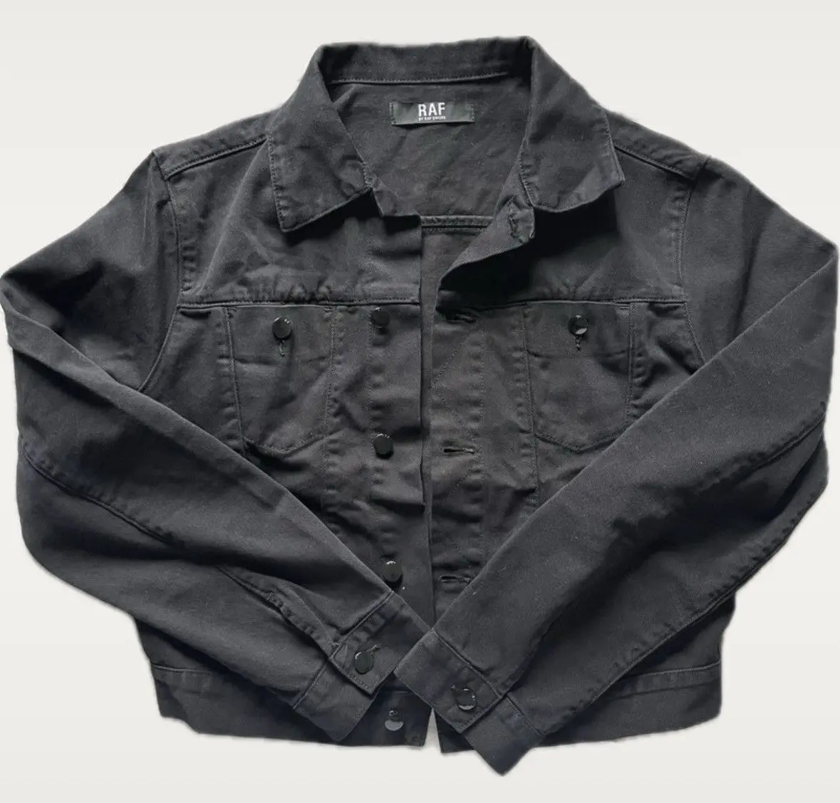 raf simons denim jacket