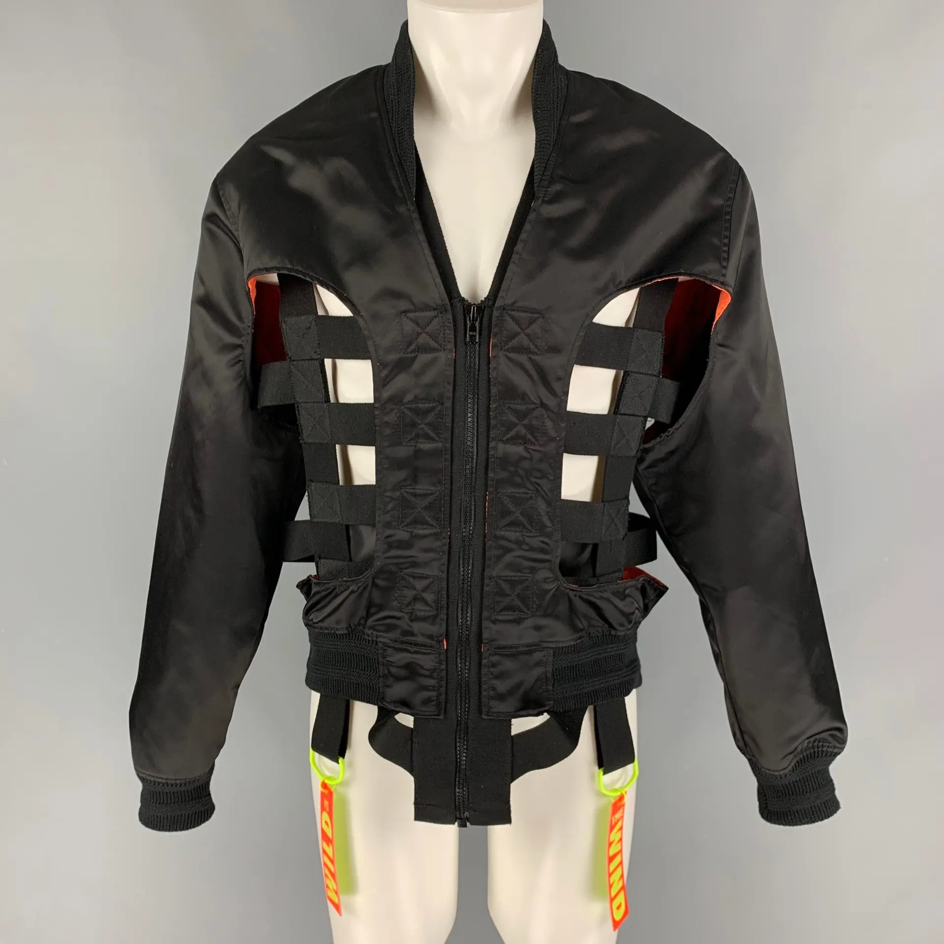 SS 19 Wild is The Wind Collection S Black Polyester Skeleton
