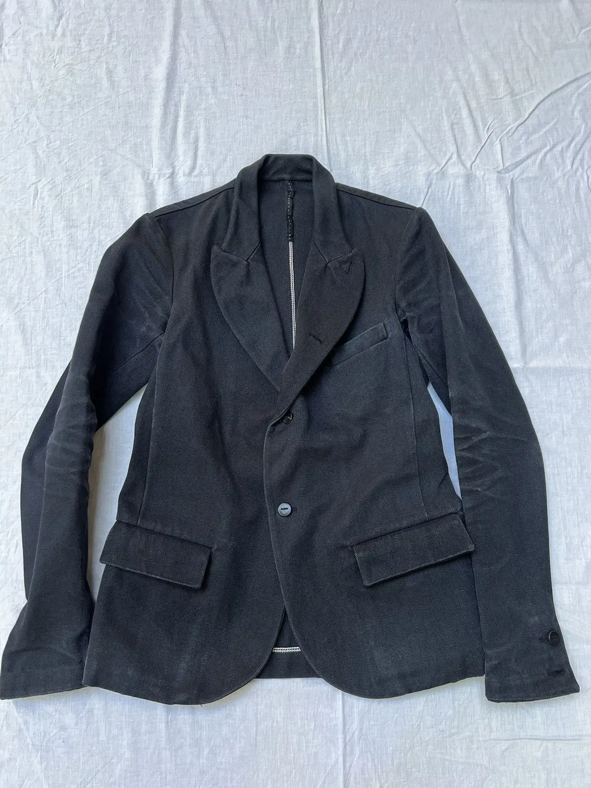 Heavy denim blazer