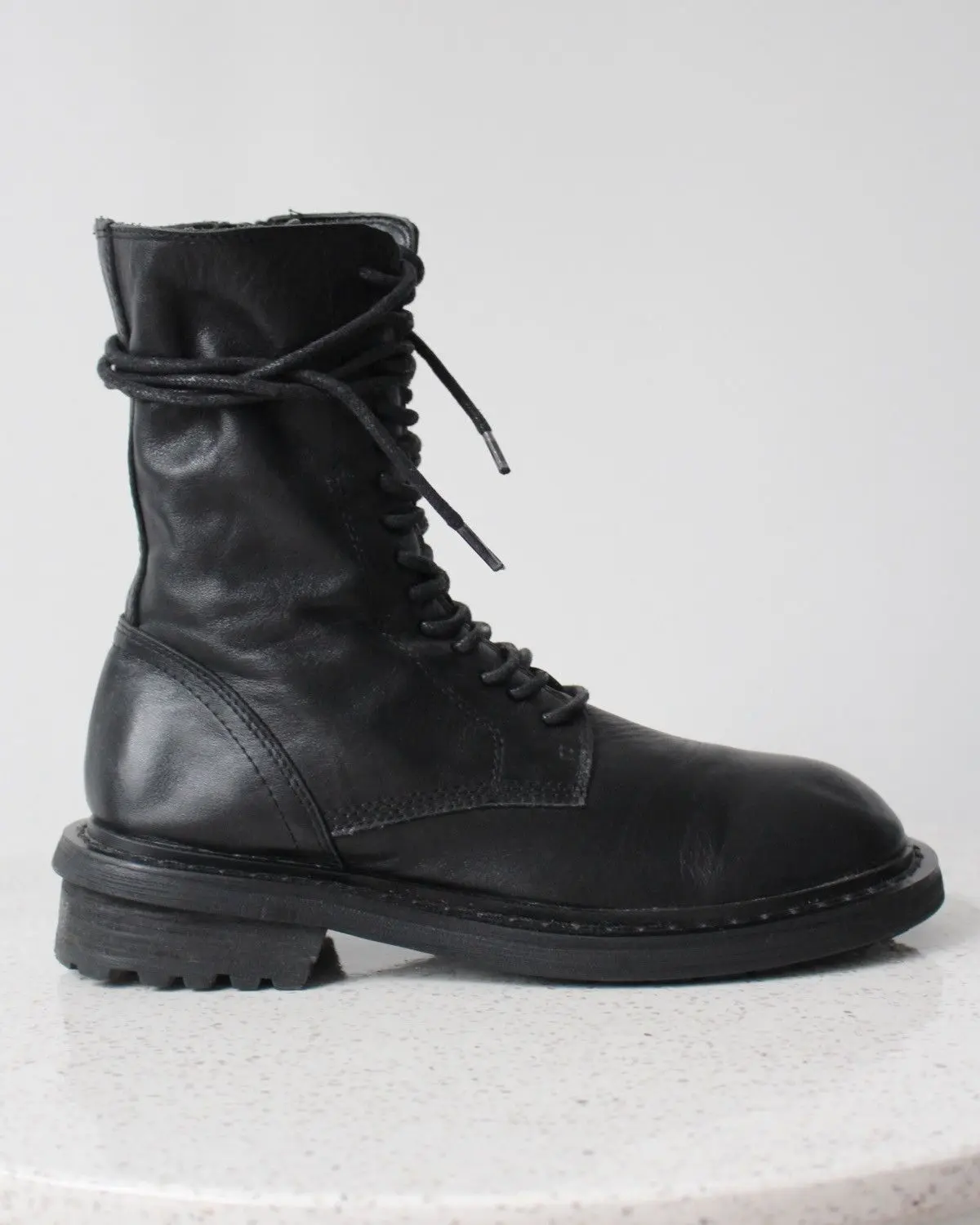 2000S ANN DEMEULEMEESTER COMBAT BOOTS