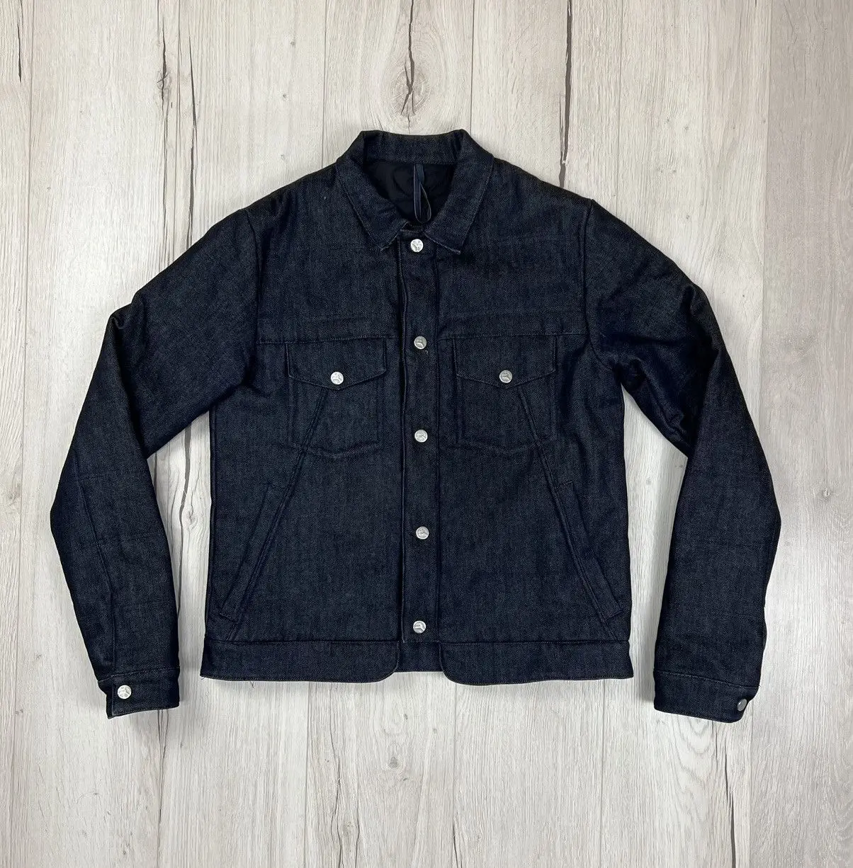 Padded denim jacket