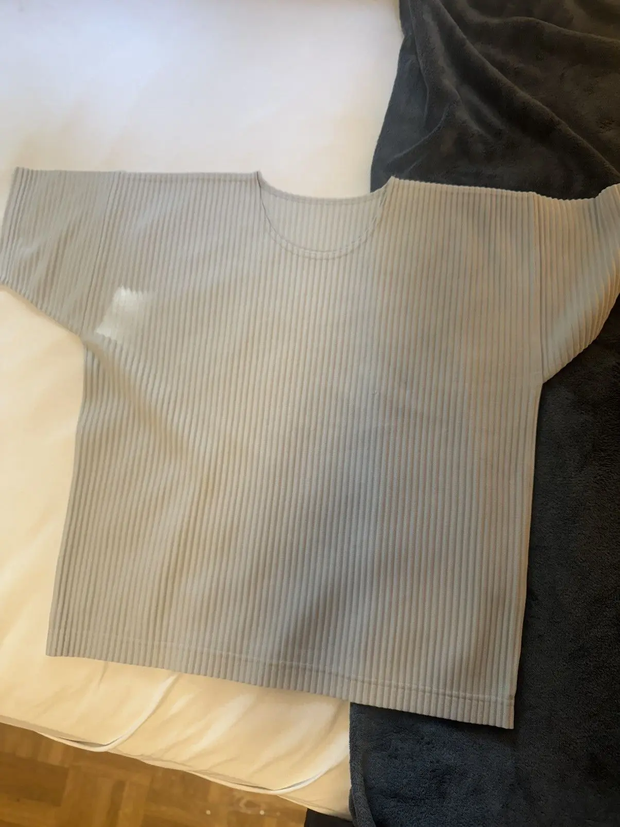 Issey Miyake Homme Plisse Grey T Shirt