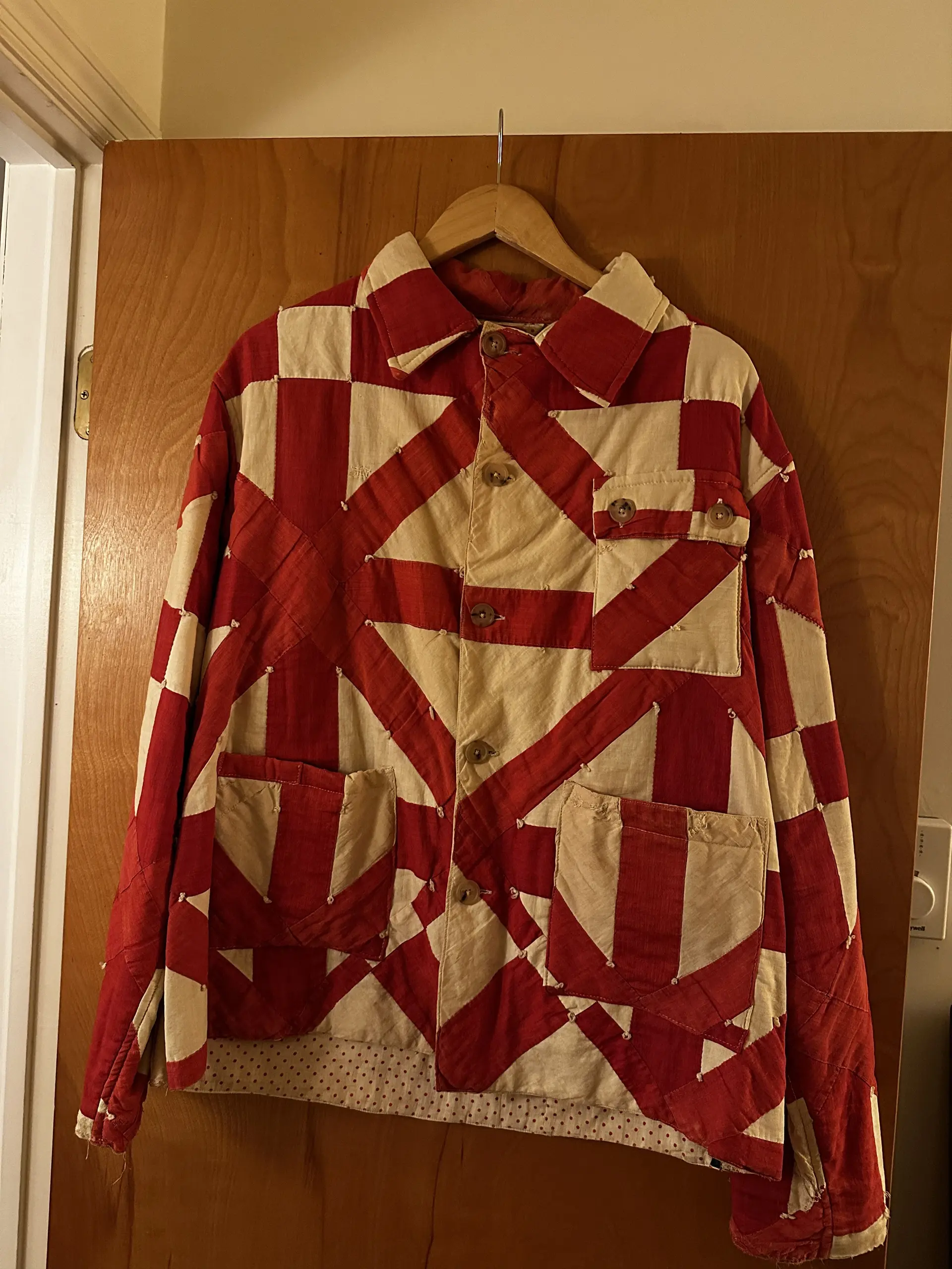 Bode Vintage Quilt Jacket