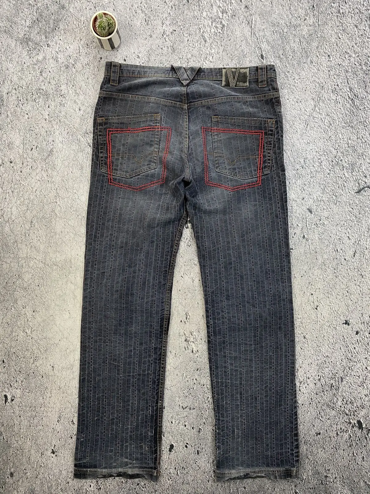 Vintage Versace Denim Pants Y2k