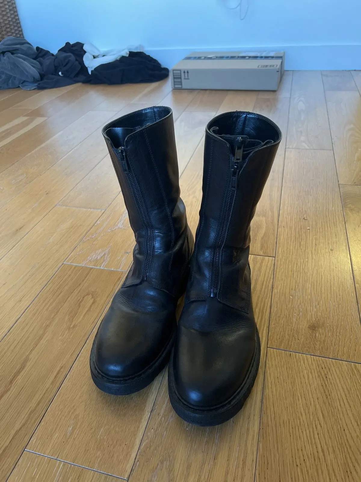 Ann D Combat Boots