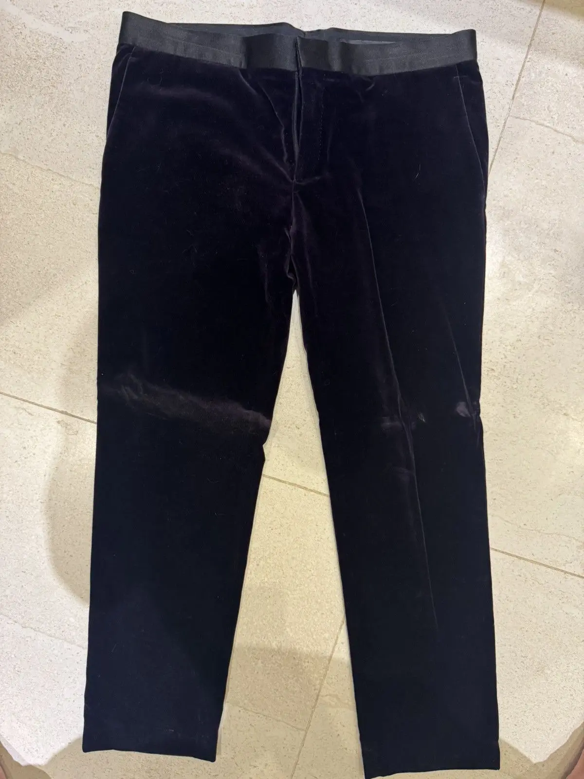 Haider Ackermann formal velvet pants