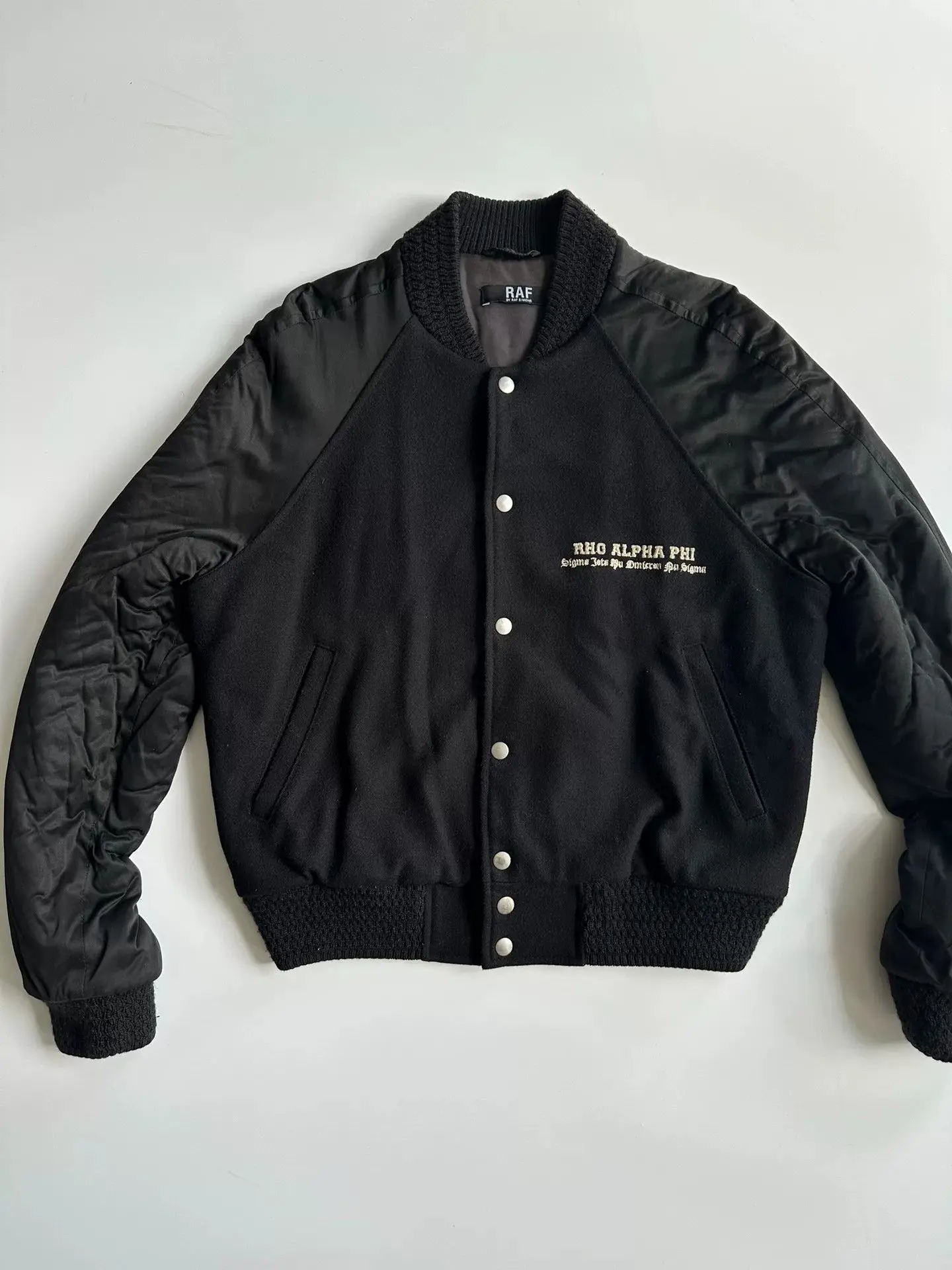 RAF Simons Embroidered Jacket Size 46