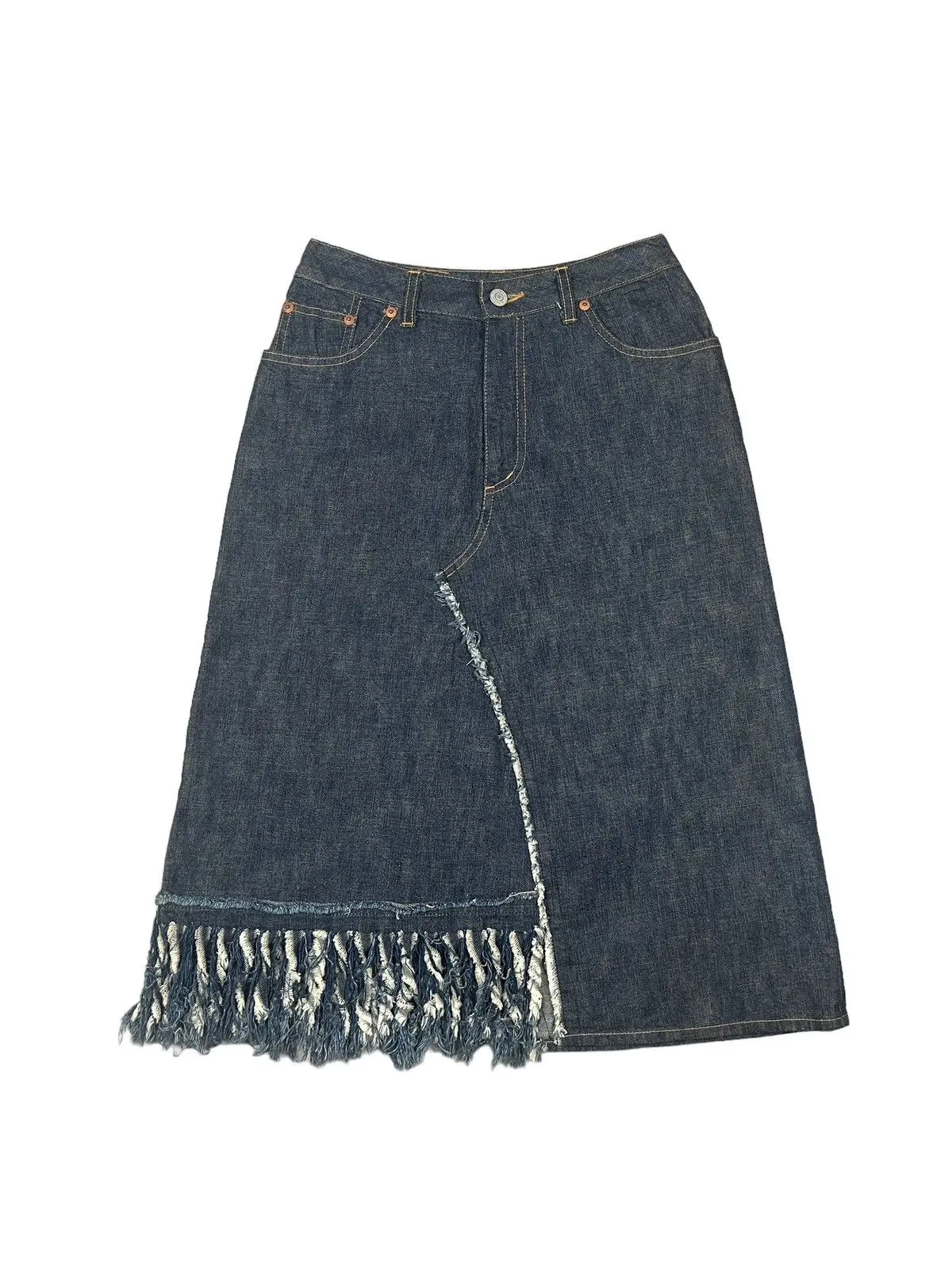 A/T Atsuro Tayama Denim Midi Skirt