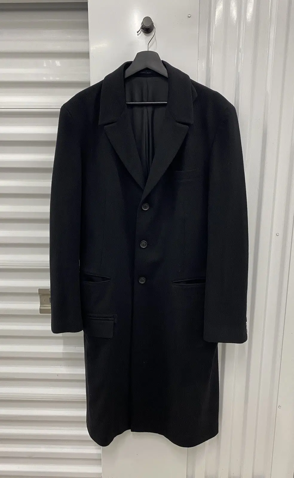 Regulation Yohji Yamamoto Wool/Cashmere Blend Doctor Coat