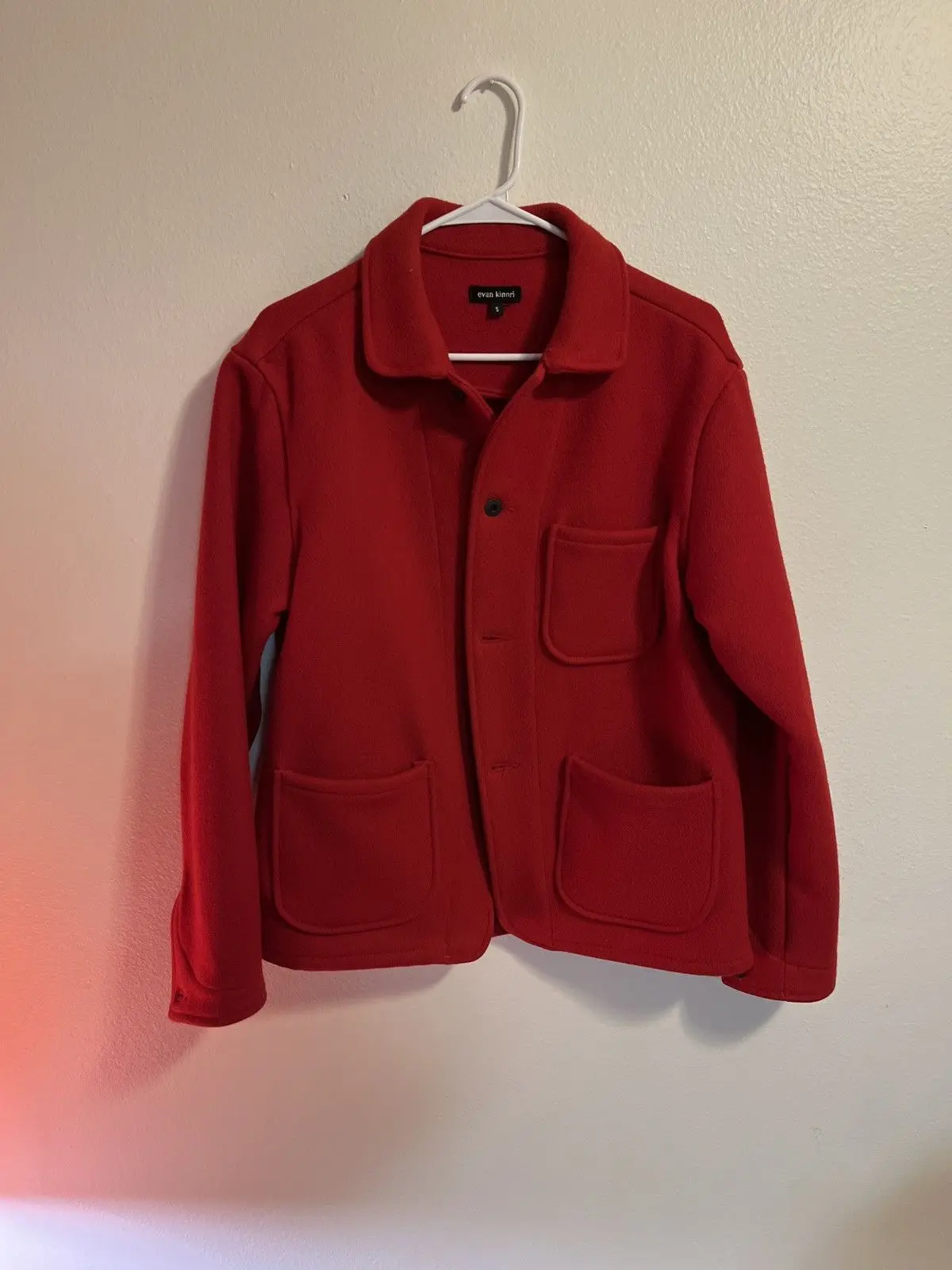 Red 3 pocket jacket