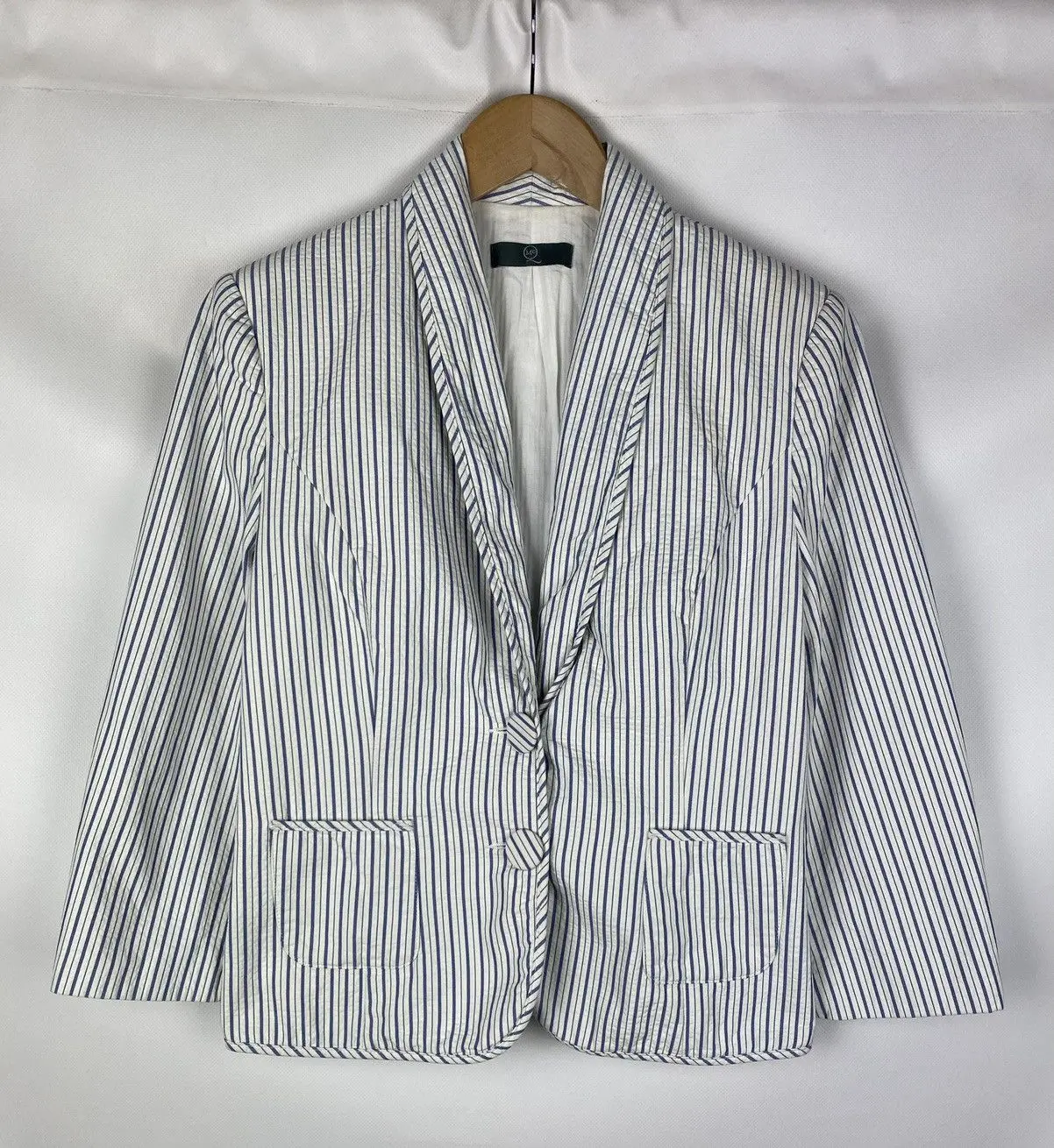 Mcq Alexander McQueen ladies striped blazer jacket size 44