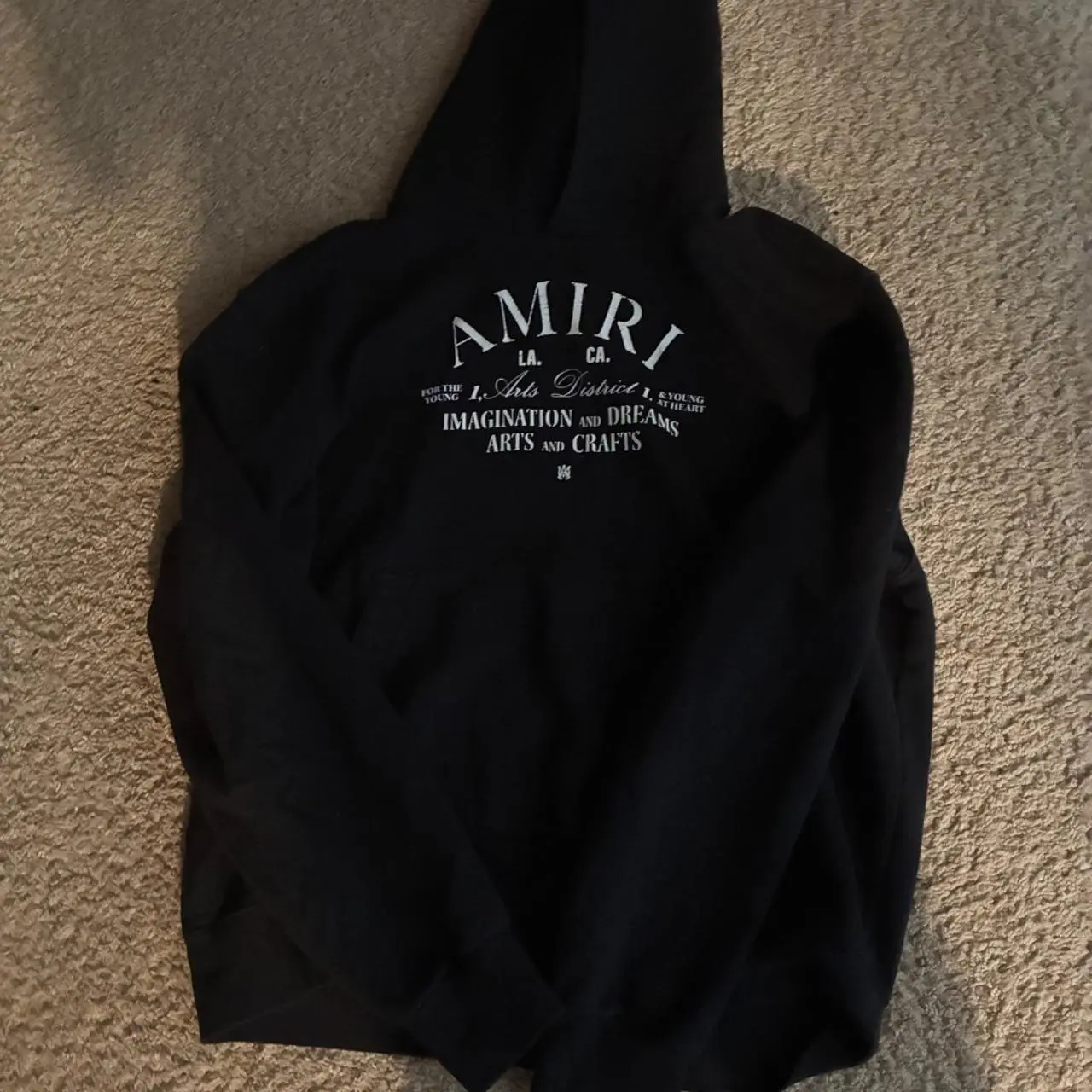amiri hoodie size s