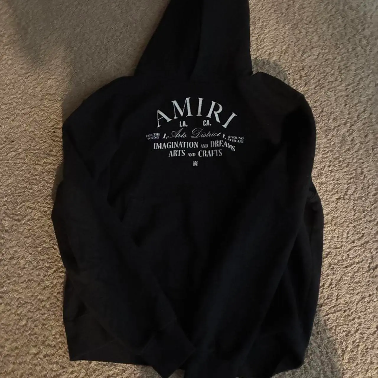 amiri hoodie size s