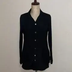 yohji yamamoto noir cotton shirt black