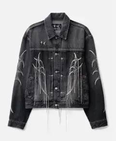 thug club traibal tree denim jacket