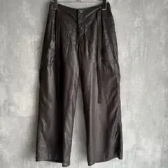 HaaT ISSEY MIYAKE　二重構造　Brown Poly Pants