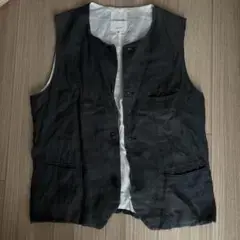 STILL BY HAND ベスト チャコールグレー
