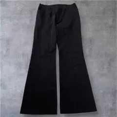 Haat ISSEY MIYAKE wide flare pants black