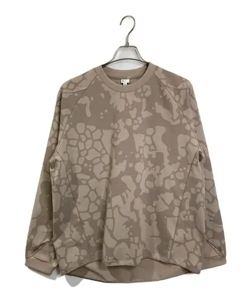 GOLDWINゴールドウイン）の古着「Reaction Diffusion L/S T-shirt  リアクションディフュージョンロングスリーブティーシャツ  ロングスリーブカットソー」｜ベージュ